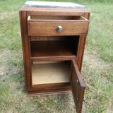Art deco bedside on marble