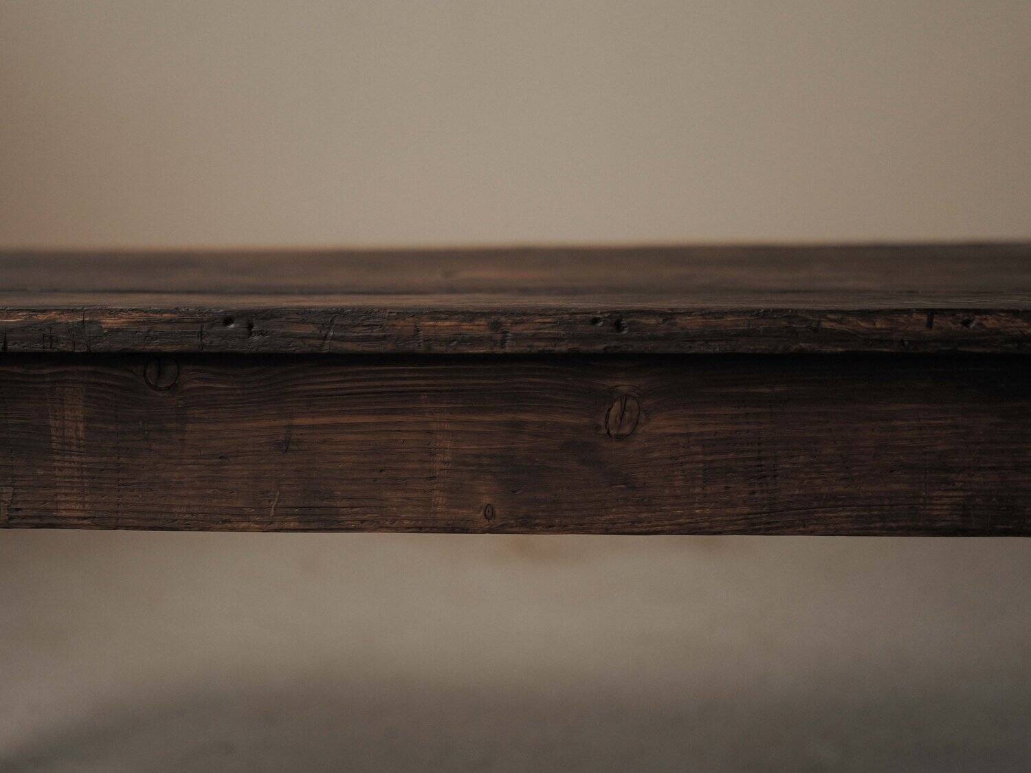 Farm table in solid pine, around 1900