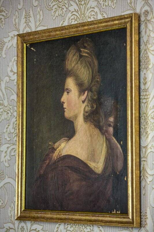 Portrait of a Woman, 19th Century, Oil on Canvas, Framed