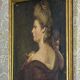 Portrait of a Woman, 19th Century, Oil on Canvas, Framed