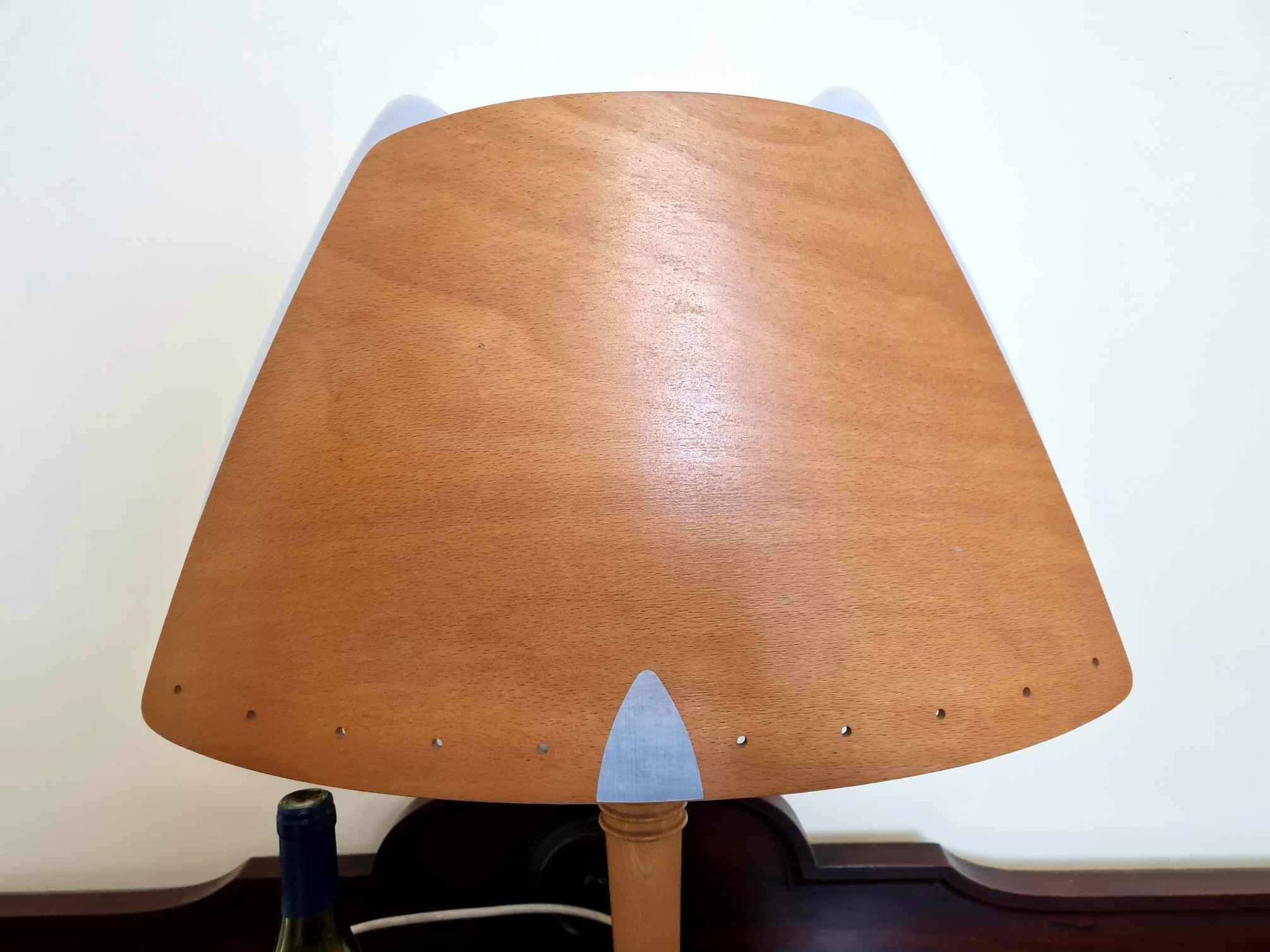 Scandinavian style table lamp designed and manufactured by Lucid France for Hilton Hotel