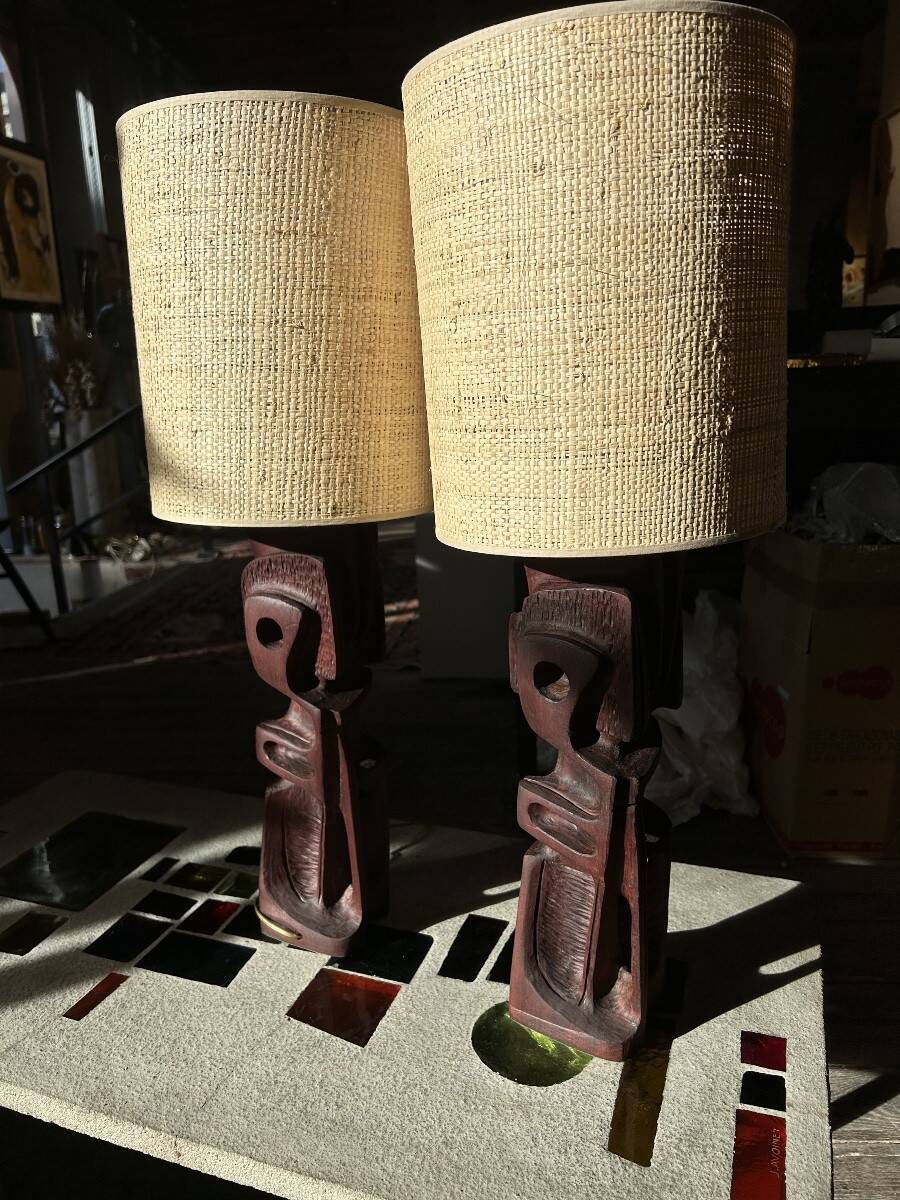 Paire de lampes de Gianni Pinna
