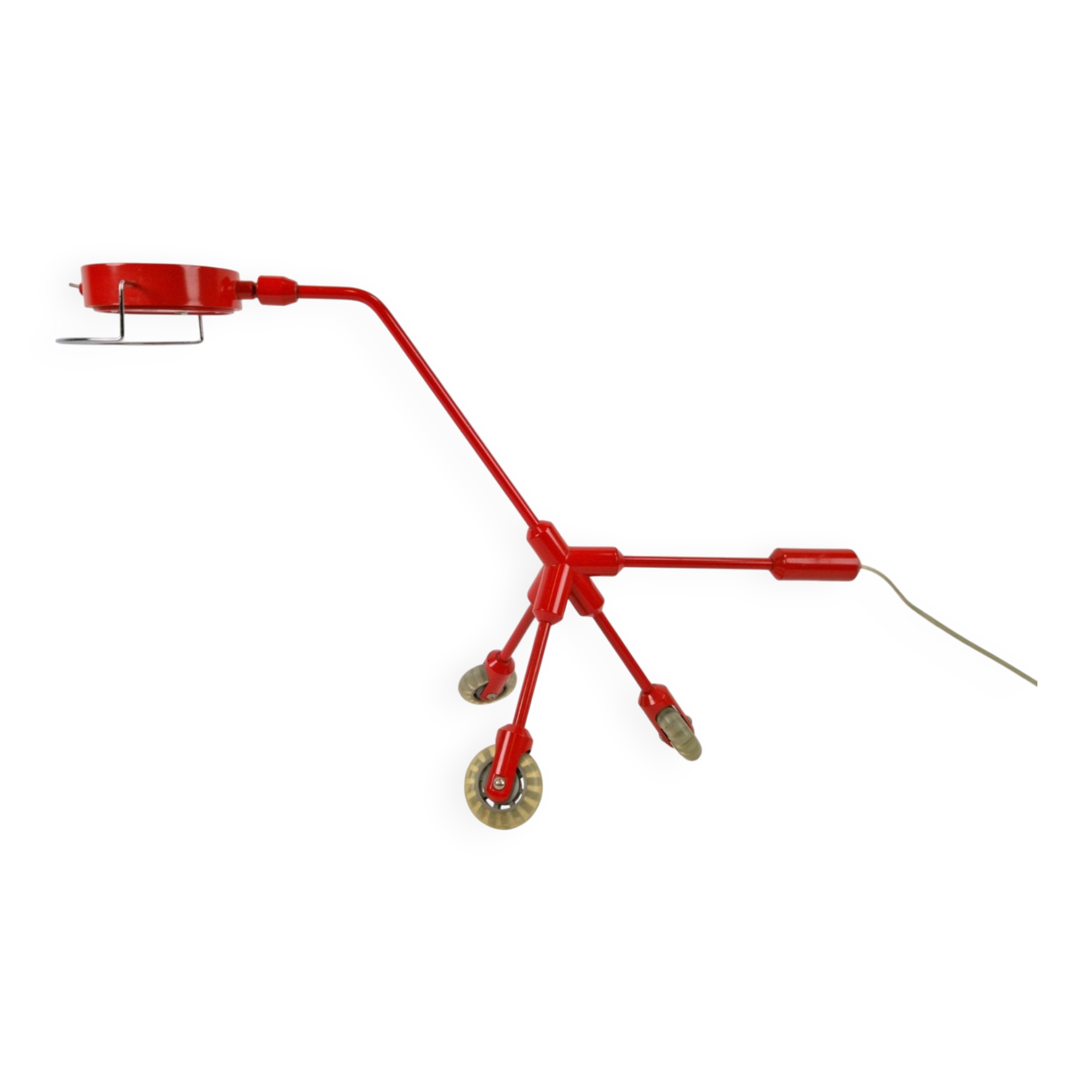 Red Dog Kila Table Lamp on Wheels by Harry Allen for Ikea, 2000s