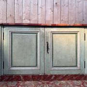 Low plinth buffet – Louis XIV period – Reclaimed wood & Faux marble