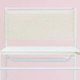 Giandomenico Belotti 7 white Spaghetti bar stools by Fly Line