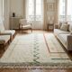 Tapis marocain en laine moderne