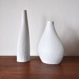 Ceramic vases model Reptil designed by Stig Lindberg, set of 2