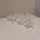 10 crystal liqueur glasses