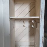 Weathered wooden locker