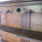 Early 20th century oak shelf/ship