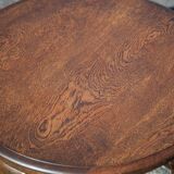 English lounge 4 armchairs and a coffee table Queen Anne armchairs blue and red fabric