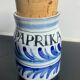 Set of 8 ceramic spice pots by Roger Capron