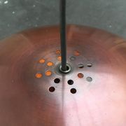 Mid-century copper dome pendant