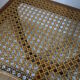 Vintage boat deck bench and canning
