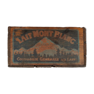 Advertising box "Milk Mont Blanc"