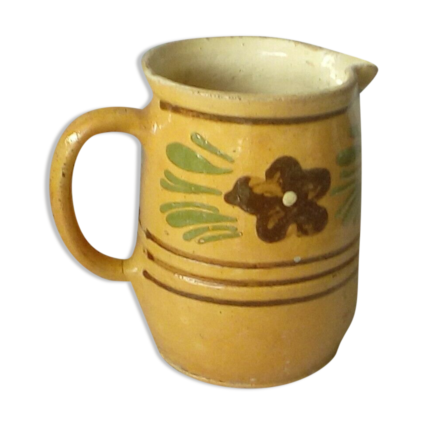 Old terracotta pitcher soufflenheim alsace