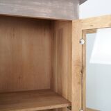 Oak showcase, Danish design, 1980s, production: Denmark