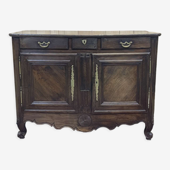 Louis XV - XIXth chestnut sideboard