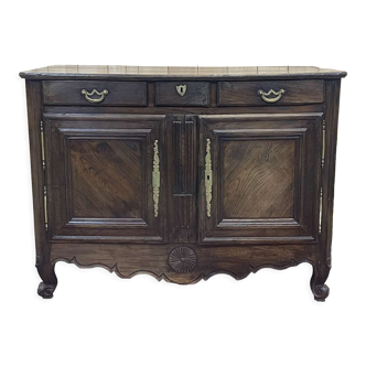 Louis XV - XIXth chestnut sideboard