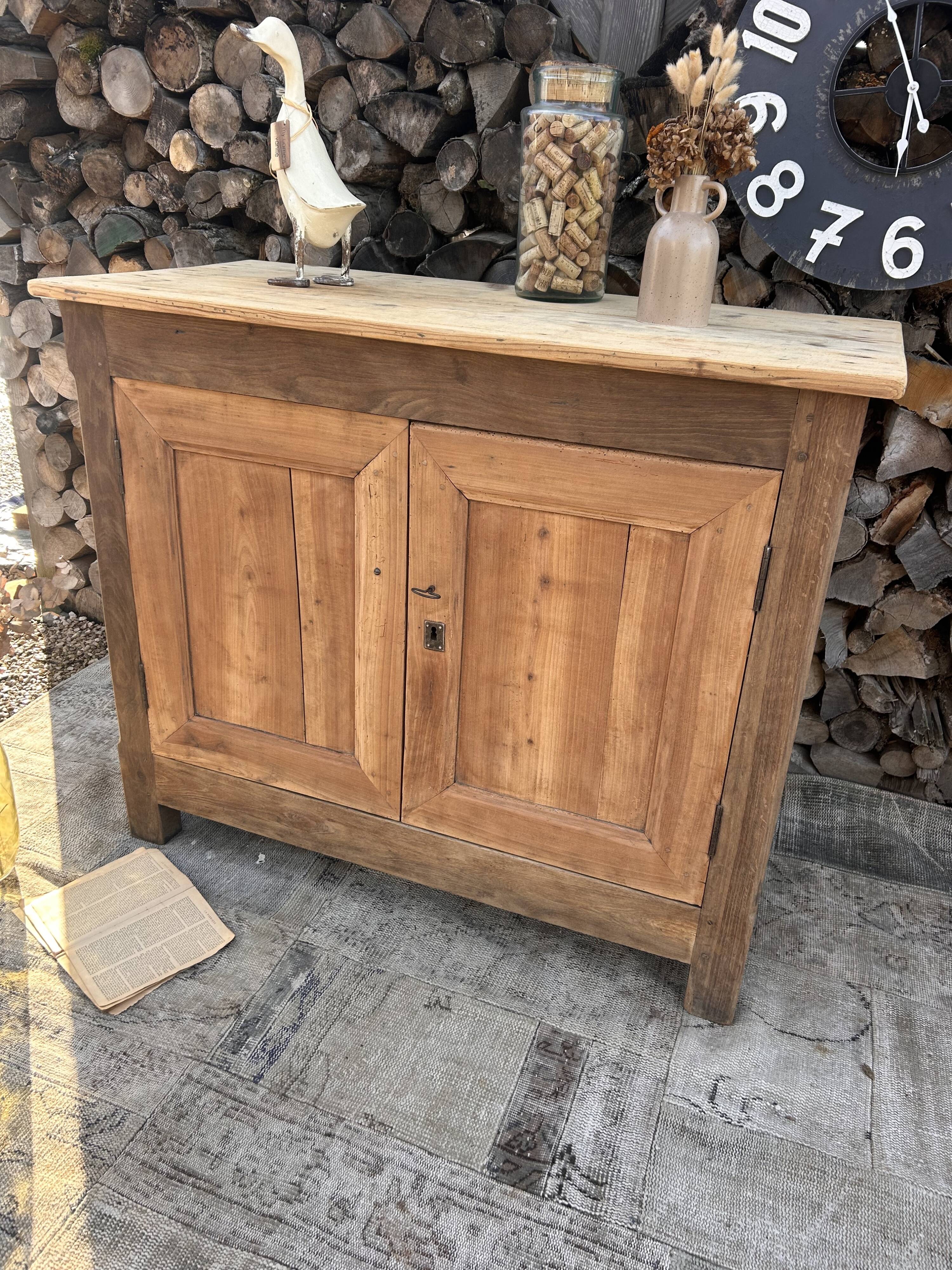 Renovated wooden sideboard