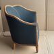 Armchair shepherdess gondola Art Deco 1930 redone