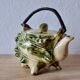 Vintage tea service in glazed ceramic - shape of conchs or shells