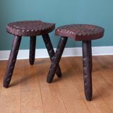 Pair of brutalist tripods