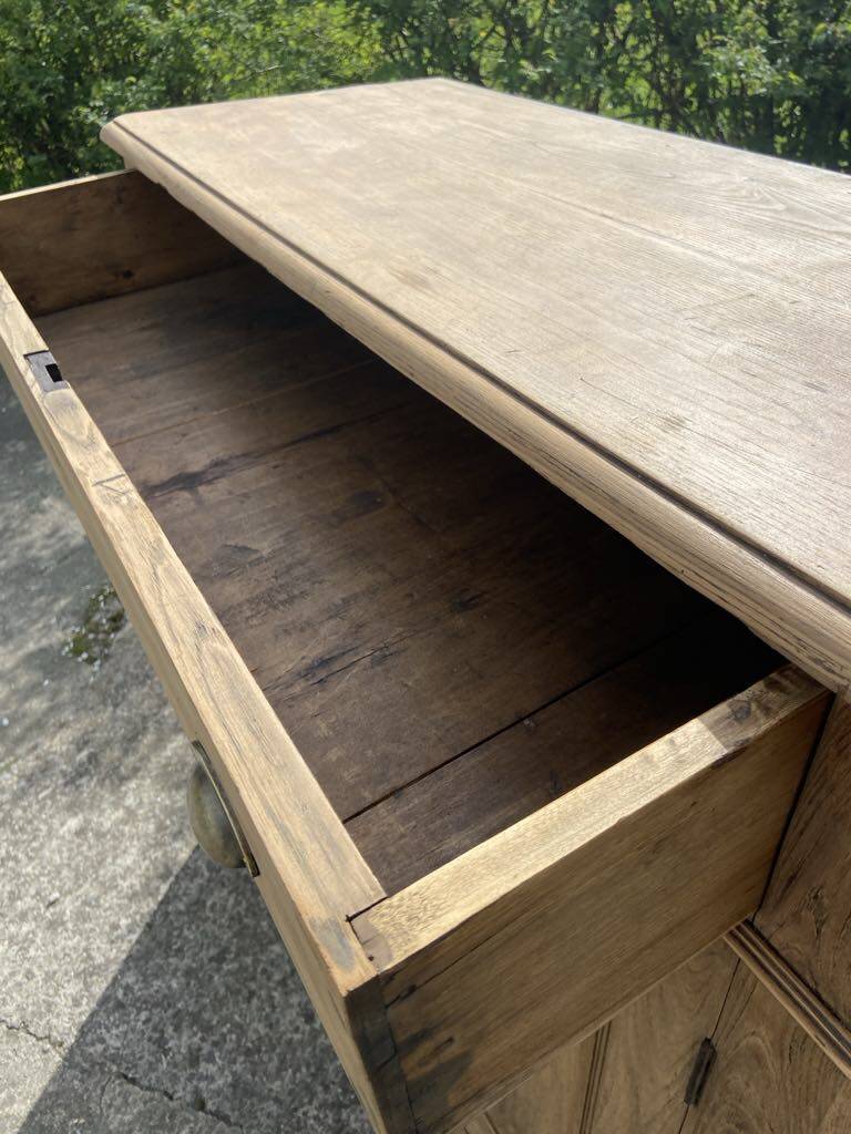 Parisian sideboard in raw wood