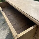 Parisian sideboard in raw wood