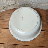 Ancien plat de service creux motif coq Saint Clément France