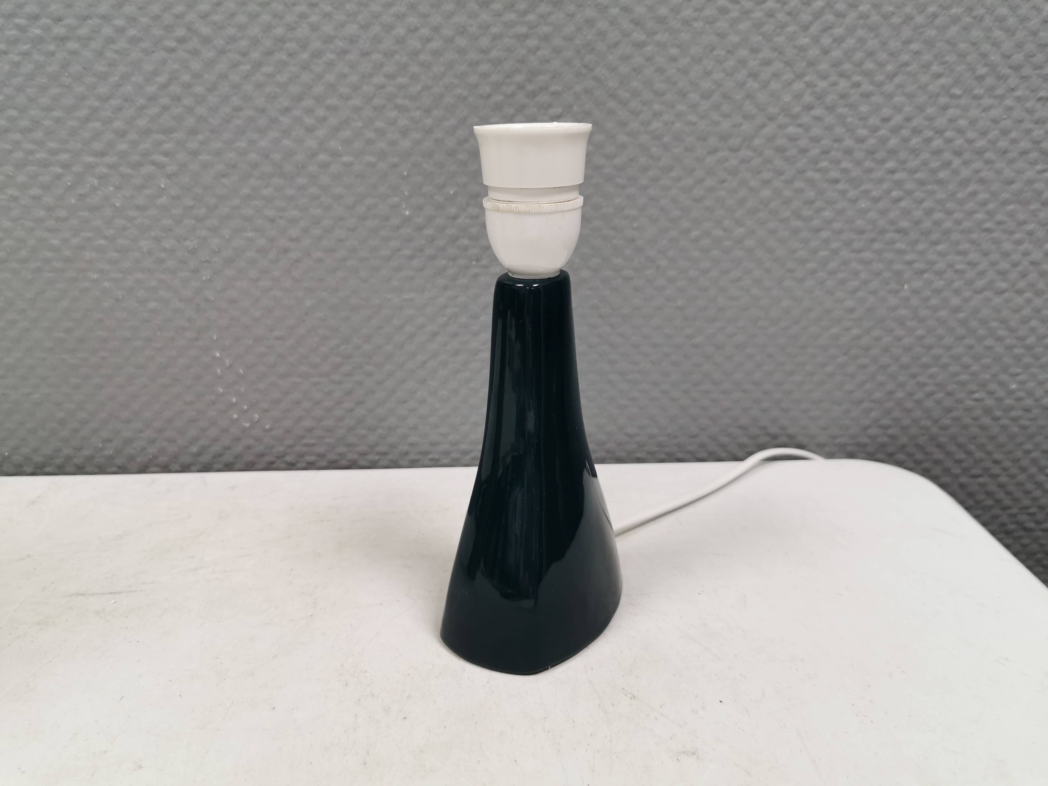 Small and rare LYFA ceramic table lamp, Denmark, 1970s.