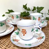 Antique porcelain coffee cups