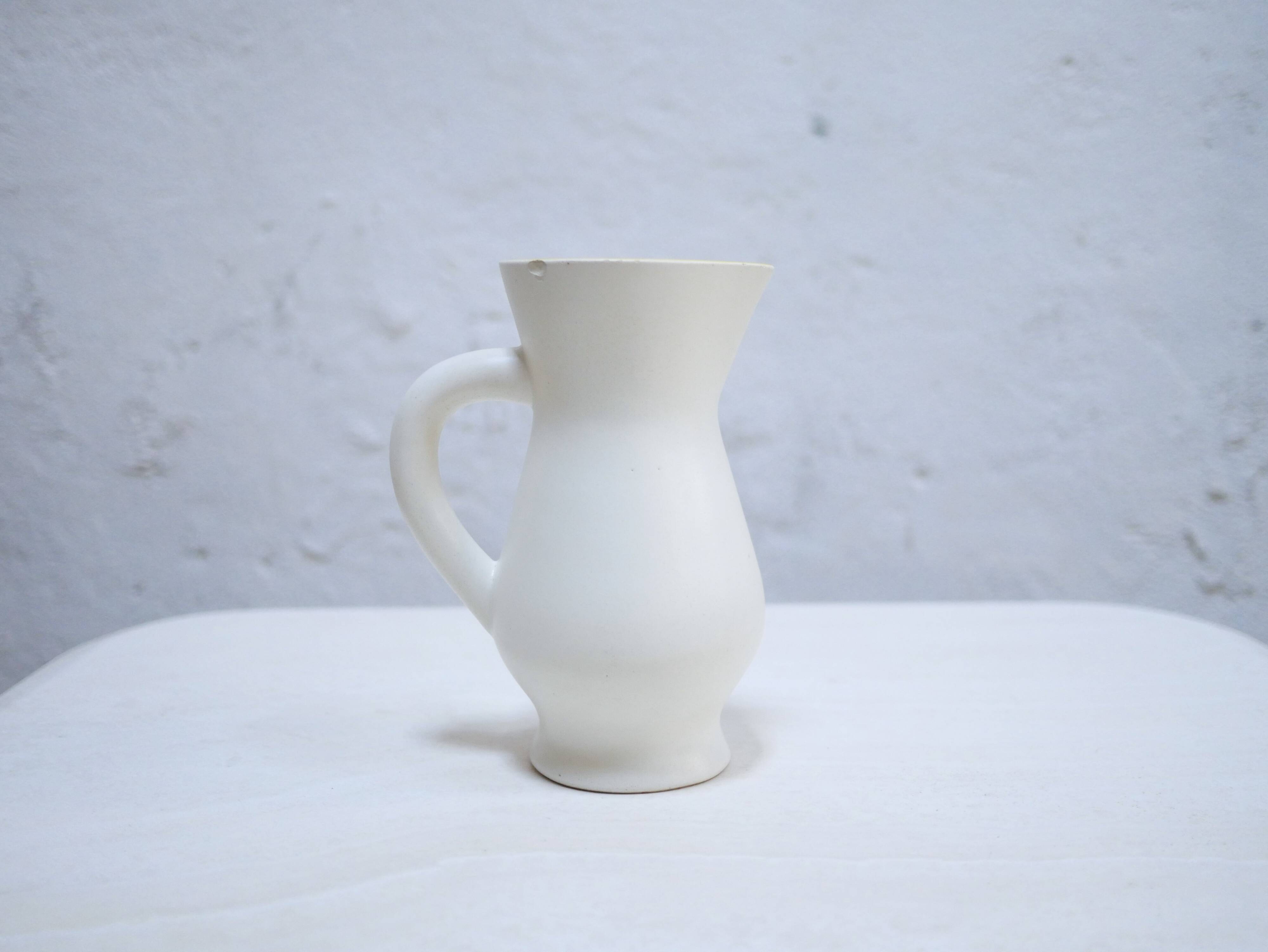 Vintage ceramic pitcher by the Saint Clément France factory