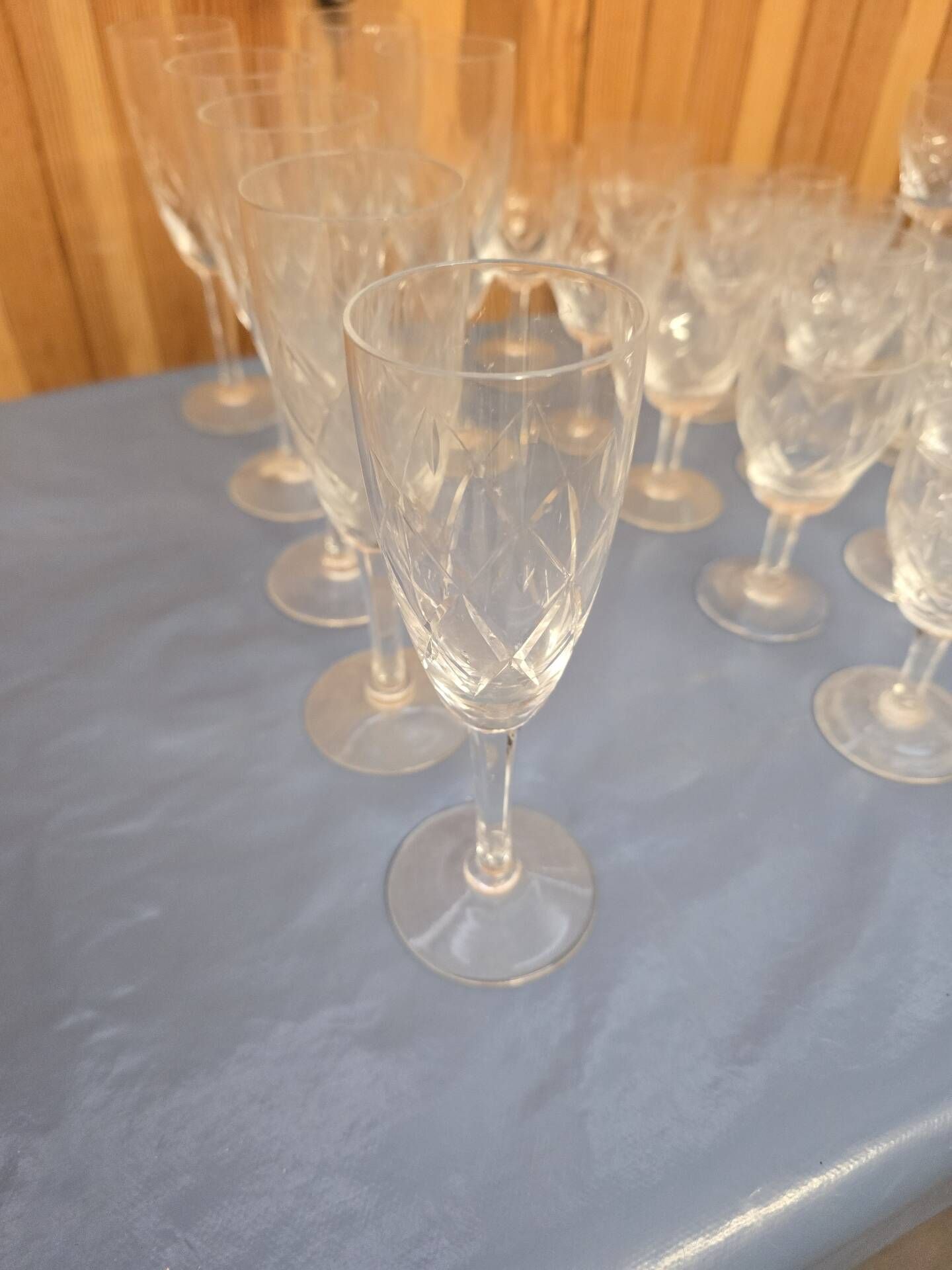 Service en cristal de Lorraine 1950