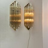Pair of Hollywood Regency Sconces by Vadisa, 1980s
