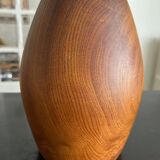 solid teak lamp from the 60s