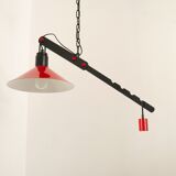 Danish suspension with balance counterweight