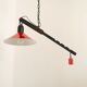 Danish suspension with balance counterweight
