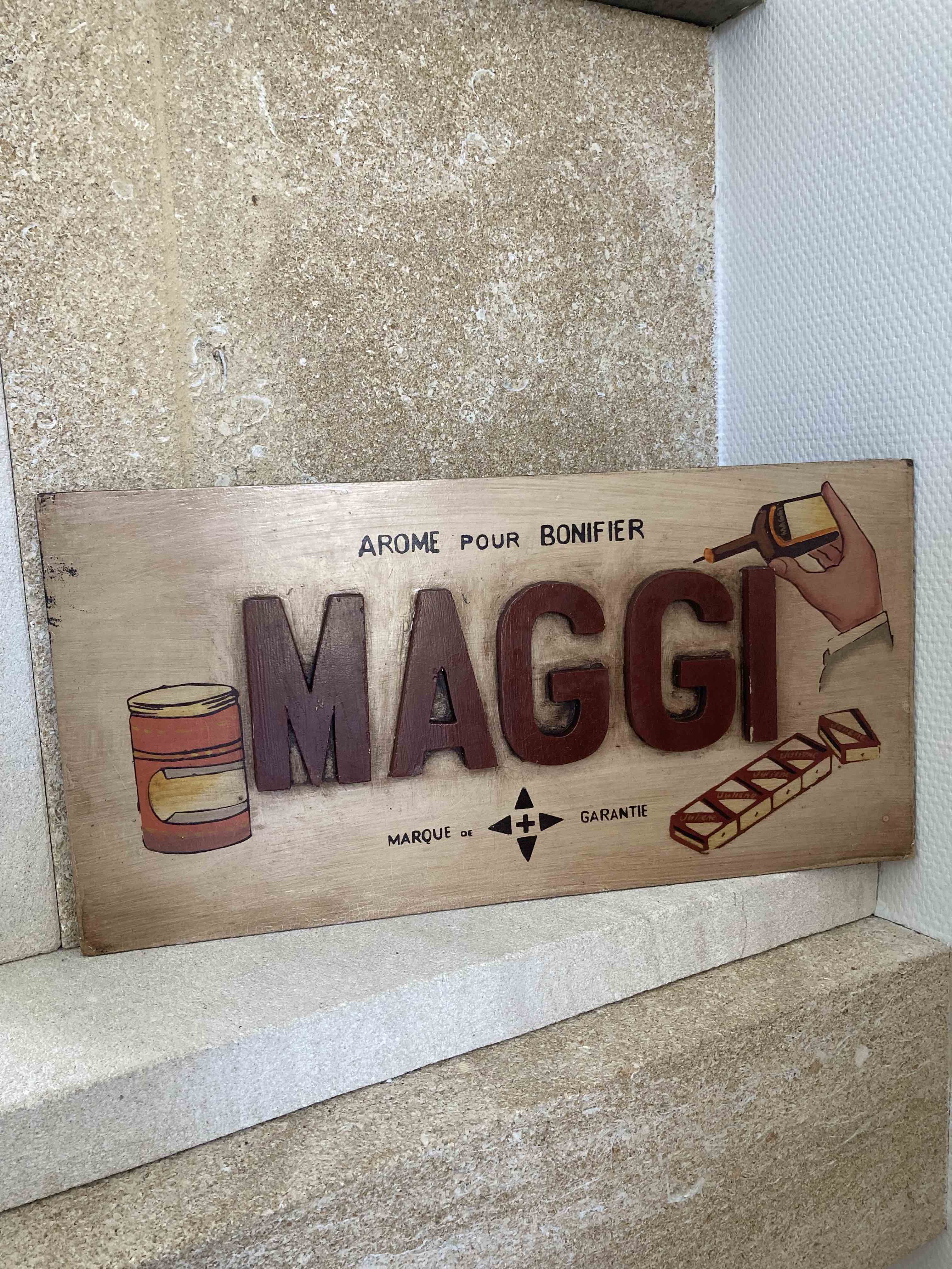 Vintage Maggi advertising plate