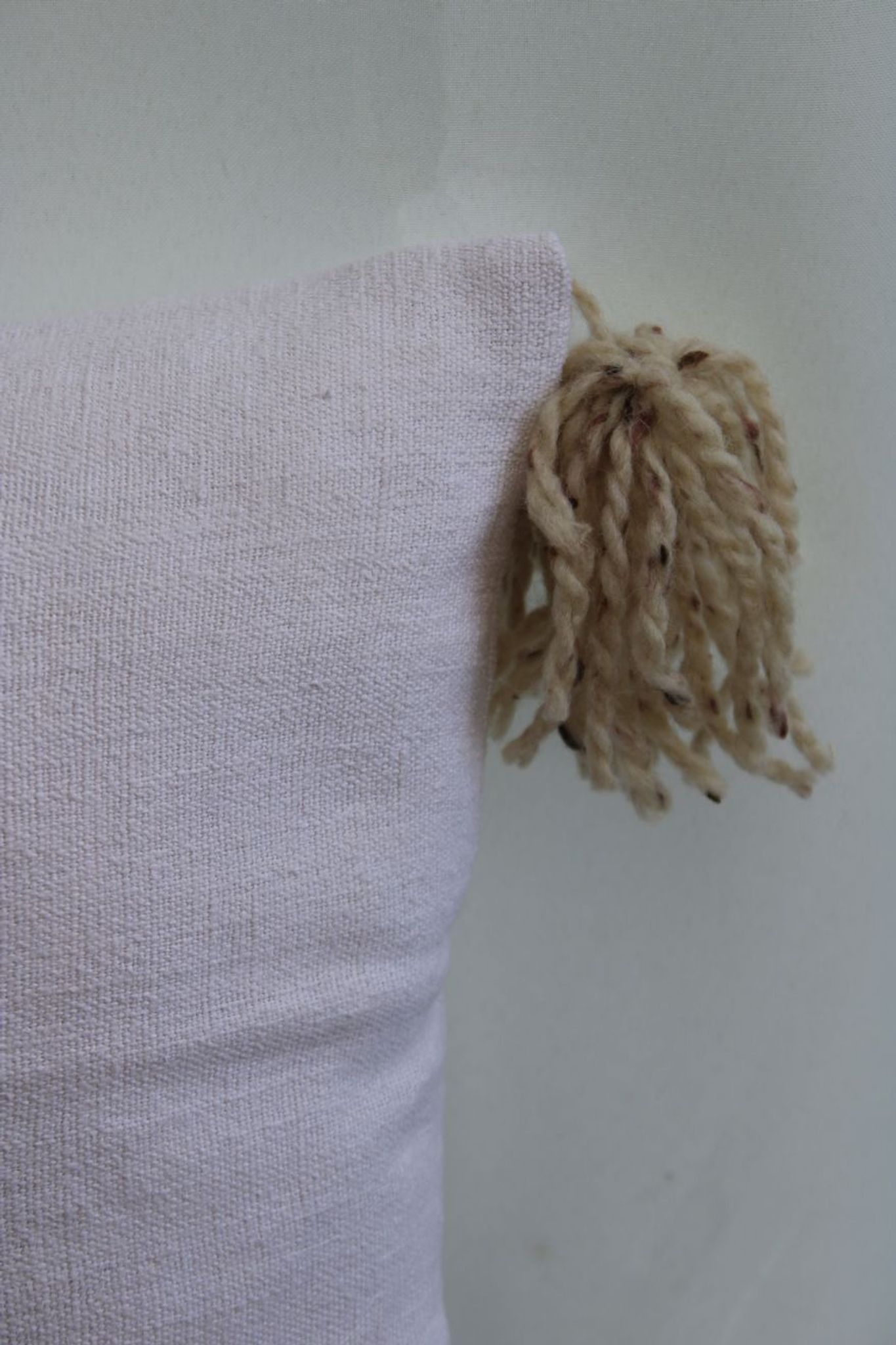 Linen and cotton cushion