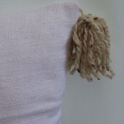 Linen and cotton cushion