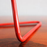 Vintage czechoslovakian red table lamp Drupol 21616, 1960s