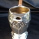 Coffee service, art tea in art deco silver metal