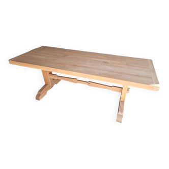 Solid wood farm table