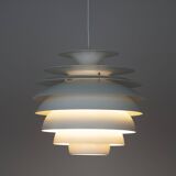 Danish vintage pendant lamp Barcelona by Bent Karlby, Lyfa, 1960s