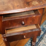 Small mahogany shuttered table