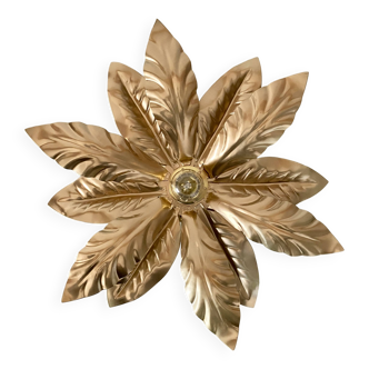 Vintage wall light in gold metal