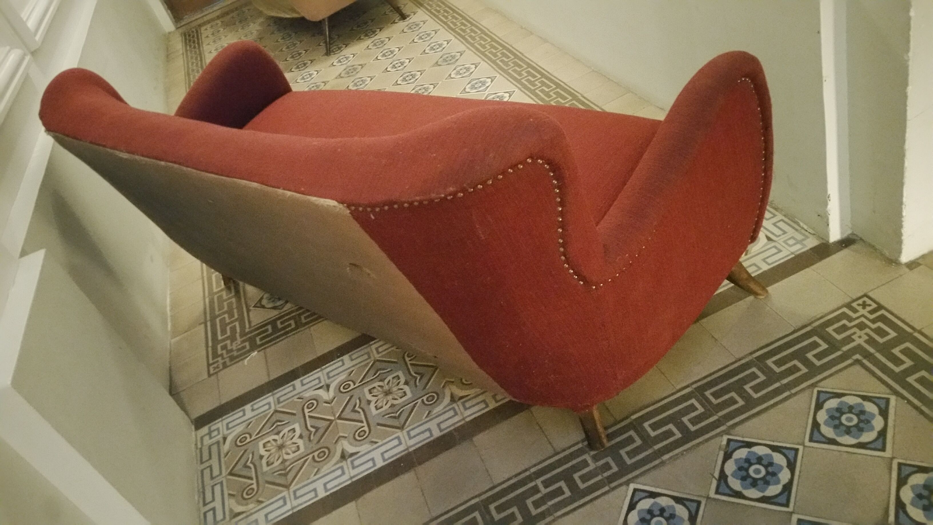 Danish sofa 3 places 50s 60s