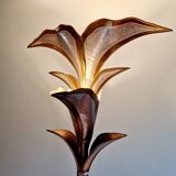 Banana tree floor lamp in brass, Henri Fernandez, 1970s