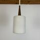 Scandinavian opaline pendant light from the 60s
